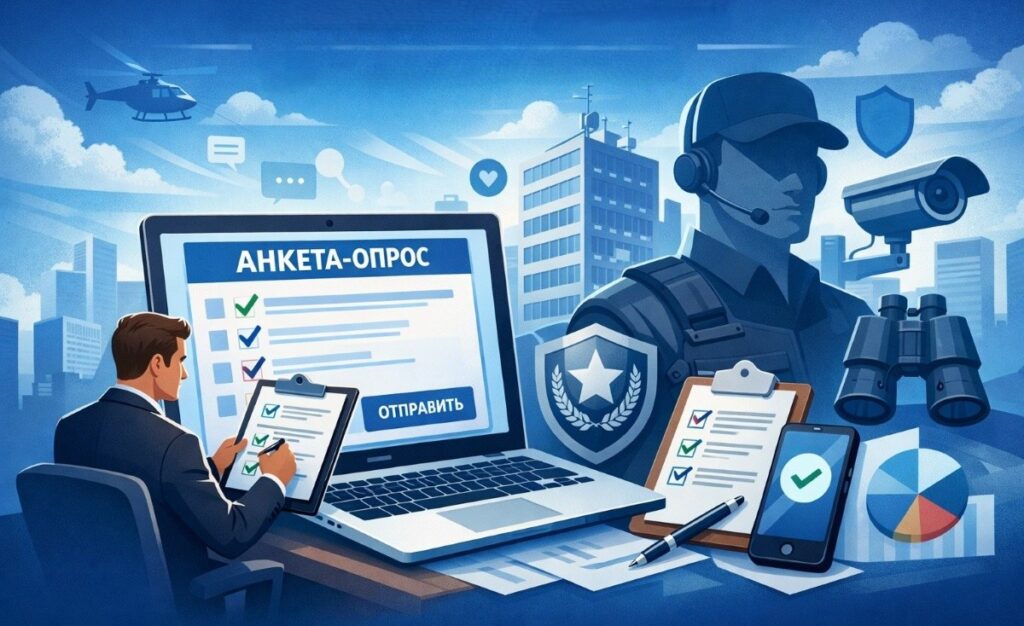 Продолжаем опрос для руководителей ЧОО и частных охранников